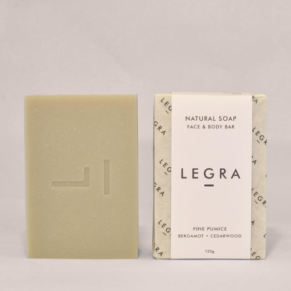 Legra  Fine Pumice Natural Soap Bar